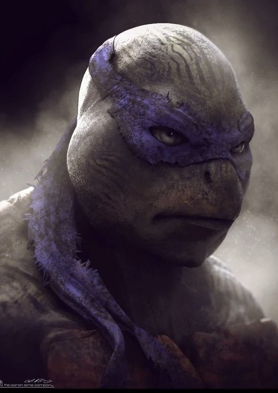 LeoHntr2's tweet photo. Early concept art of TMNT 2014 

You can really see the hints of alien in these designs and I don’t like it https://t.co/UCa2nYsueZ