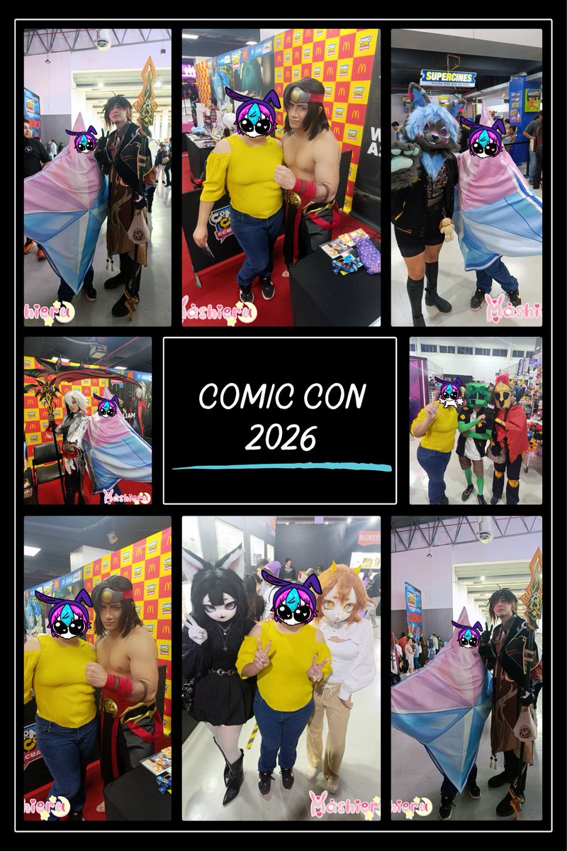 MashieruTsuki's tweet photo. Ya son 10 años de Comic Con Ecuador y cada año es una experiencia hermosa💕
Me divertí muchísimo el día de hoy entre caras nuevas y caras conocidas, fue como una máquina del tiempo y me dio mucho sentimiento, soy una woneja feliz🐰💕
#comicconecuador https://t.co/8fsFcEUCH5