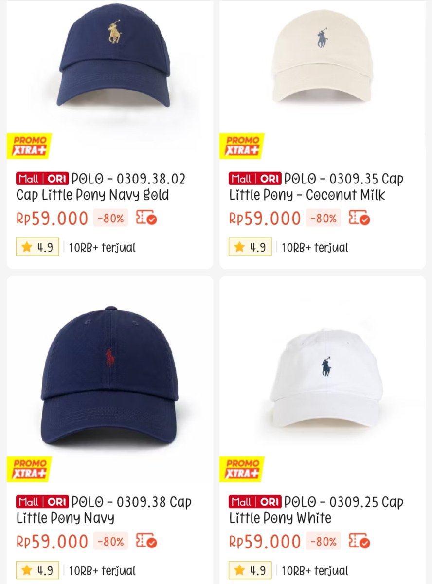 zeytaaahavv's tweet photo. Siapa nih yang ngincer topi polo dari lama? Sumpah nyesel banget kalo dilewatin, karena polo lagi ngasi diskon gede!😭🫵 https://t.co/CEOhqKn80F