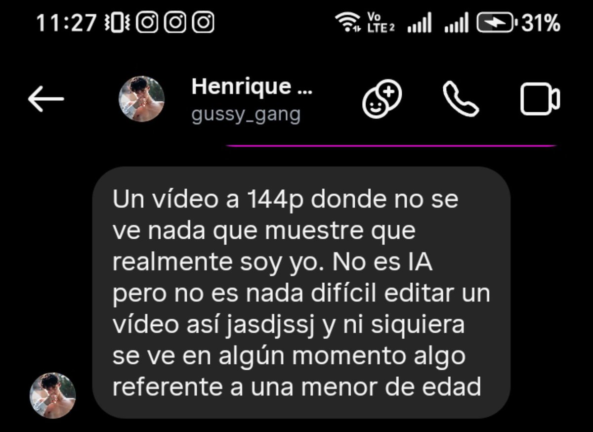 veronica1hgm's tweet photo. Gussy salió a hablar que no es un delito hablar con chicas, por supuesto que no lo es. Pero invitarlas a tu casa y tener relaciones con ellas si lo es, y más si son menores de 16 https://t.co/st7dkynvT3