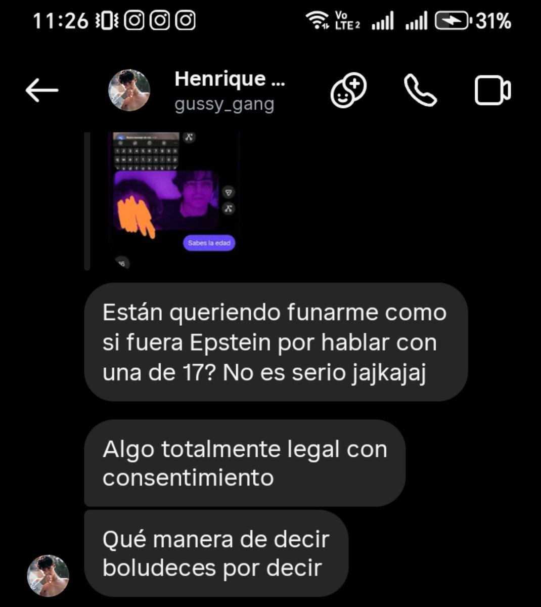 veronica1hgm's tweet photo. Gussy salió a hablar que no es un delito hablar con chicas, por supuesto que no lo es. Pero invitarlas a tu casa y tener relaciones con ellas si lo es, y más si son menores de 16 https://t.co/st7dkynvT3