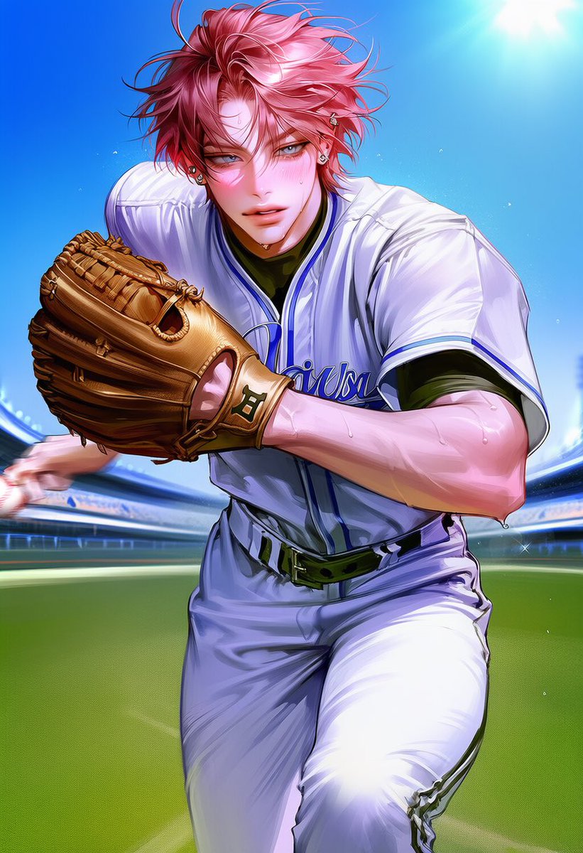 han_yul972's tweet photo. {프롬 공유} (4.5/5) 야구 공던지기

masterpiece, best quality, ultra-detailed, highres, full body, pitching, dynamic pose, mid-action, baseball pitcher, baseball uniform, baseball cap, baseball glove, wearing baseball glove, baseball cleats, white pants with single black https://t.co/xrPFFjcA4V