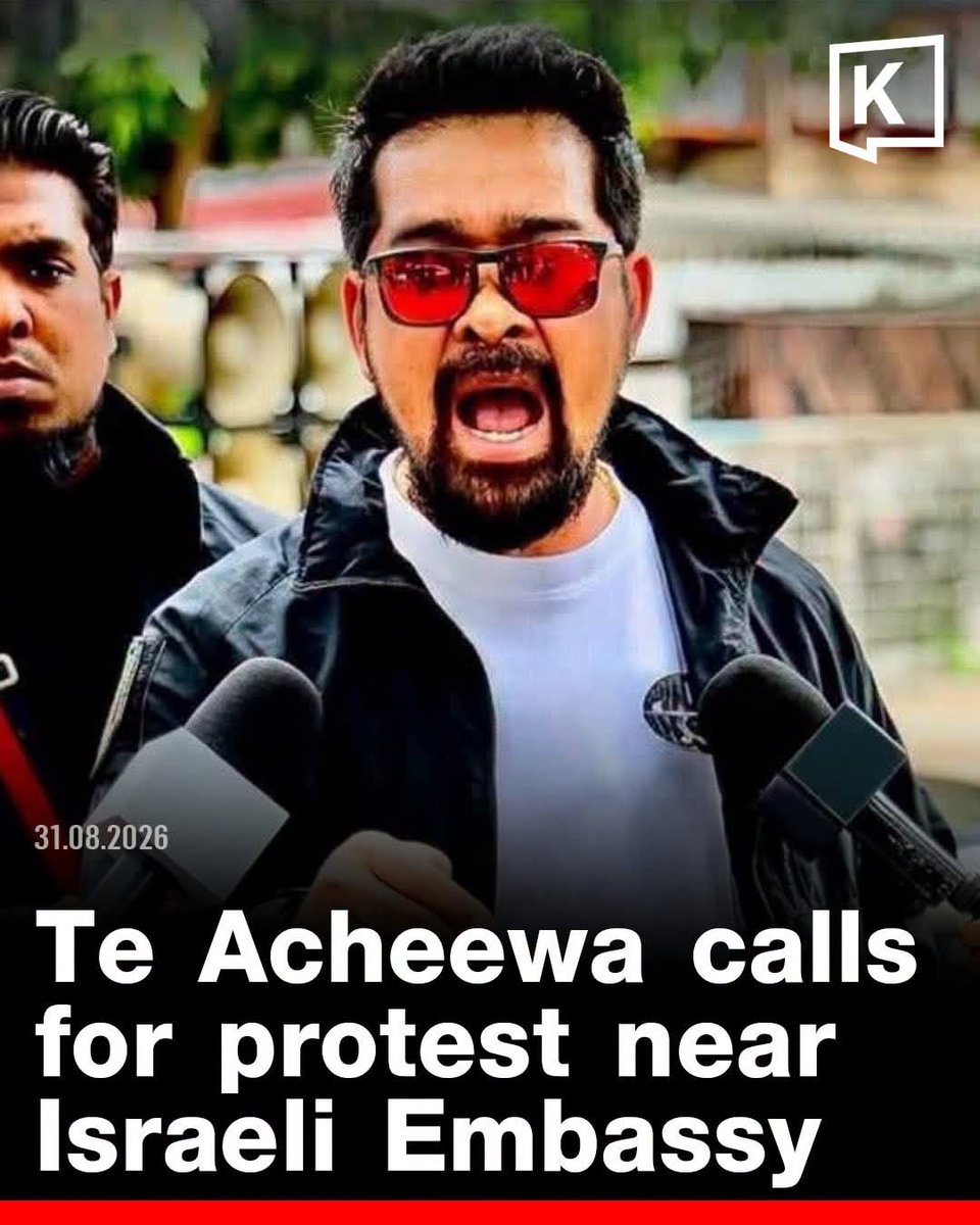 KhaosodEnglish's tweet photo. Leader of Thai Intolerance Group (Thai Mai Thon), Te Acheewa, called on a protest near the Israeli Embassy in Bangkok on 1 September at 14:00 at Sukhumvit 21.

“No political colors, no politics—driven purely by the power of Thai people‼️ We demand accountability from the Israeli Ambassador. We want you to warn and restrain your citizens. Thailand and the Thai people show respect as good hosts, but we will not tolerate your people (certain groups, certain individuals) coming here to threaten, disrespect, or look down upon Thai identity. If you do not issue a warning by tomorrow [Monda 31 August]‼️ we will go get our answers at your embassy‼️”

Te, who has nearly a million followers on Facebook, also told his followers in the Facebook post on Sunday for protesters to wear sneakers and bring umbrellas for sun or rain. 

“Let's fight together.
Let me ​emphasis‼️ We are not generalizing everyone, but you must warn those among your citizens who act improperly. #TeAhcheewa #ThaisWontTolerate #ThisIsThailand #ReclaimingThaiDignity”

(Photo from Te Acheewa FB.)
#ThailandNews #IsraelinThailand