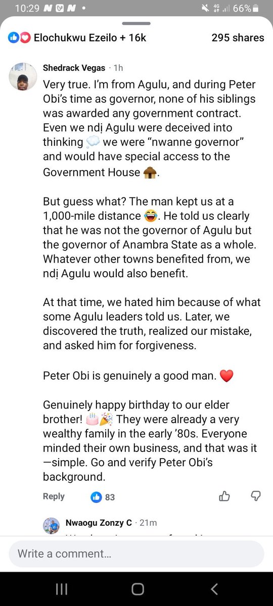 emekabk21's tweet photo. GODLINESS WITH CONTENTMENT IS GREAT GAIN...1TIMOTHY 6:6

Happy Birthday to Uncle Dominic Obi,President  Peter Obis elder brother ....

What a  family ...What a People ....

PETE OBI is a Gift, Light, and Blessings from God to Nigeria... 

If YOU decide in 2027, like the MOBS over 2000 years ago, to vote for Barabases,  and reject the Righteous one...may the consequences of your choices and actions  be upon you and your family , not mine, amen