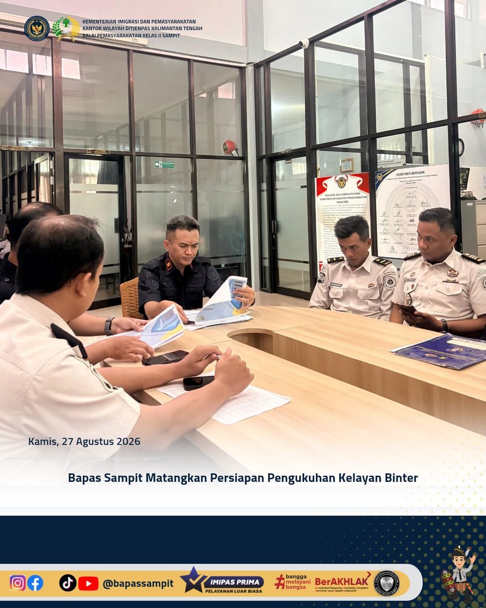 bapas_sampit's tweet photo. Bapas Sampit Matangkan Persiapan Pengukuhan Kelayan Binter

Selengkapnya pada:
https://t.co/6IM0jG3j2W

Humas Bapas Sampit

#kemenimipas
#Ditjenpas
#pemasyarakatan
#kelayanbinter
#DitjenpasKalteng
#Hensah
#infomipas https://t.co/GhQInjS0BG