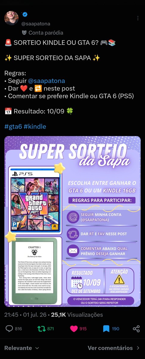 _C1gar3ttes_'s tweet photo. @saapatona Quero o GTA 6!!!! Quero ele na minha mesa agoraaaaa https://t.co/hvDy2LpdiC