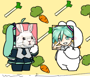 gonnohjoye's tweet photo. 🐰🎤🎨🥕 https://t.co/O5ZpxgfcwW