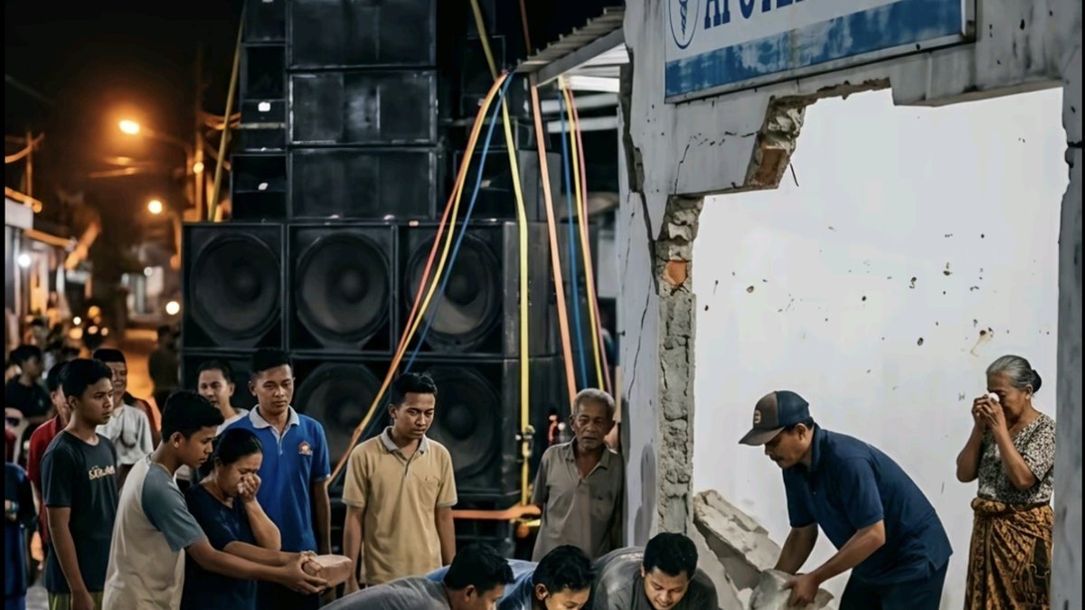 biduanssa's tweet photo. INNALILLAHI WAINNAILAIHI ROJIUN🥺

guys udah pada liat kejadian ini belom?

jadi bapak lansia di Jember ini lagi nemenin istrinya beli obat di apotek, pas nungguin tiba-tiba kanopi apoteknya ambrok. dan...men1ngg*l dunia di tempat💔

tebak gara-gara apa?!!

YAPP!! GEGARA GETARAN SOUND HOREG!😤

perasaan sound horeg ni lebih banyak dampak buruknya deh, kok masih dilanjutkan ya?🤔

SIAPA YANG SETUJU SOUND HOREG DITIADAKANN??!!☝️☝️☝️☝️☝️