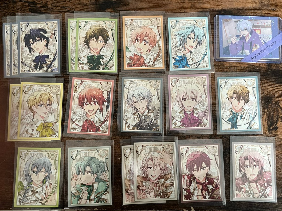pino42074843's tweet photo. 【交換】 アイナナ アイドリッシュセブン 16 STAR SIGNS 16SS UR 特典 カード

譲 一織3 大和2 三月 環 ナギ2 陸 天 楽 龍之介 悠 トウマ 巳波2 虎於

求 壮五17 百2

名古屋駅手渡しor郵送
別ポストにクリカ、後ほど缶バッジもだします
まとめて歓迎です
お気軽にお声がけくださいませ https://t.co/dX3Hzxm1mM