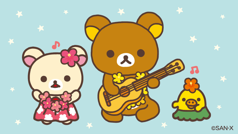 rilakkuma_gyr's tweet photo. ダララ～ン♪アロハ～♪

#フラダンス練習中 https://t.co/FTJXjIN1xL