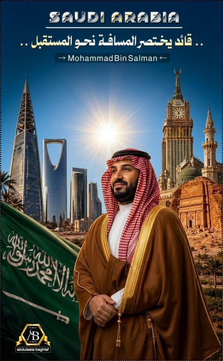 0015LAMAR's tweet photo. @AzizbagBag #ولي_العهد
#محمد_بن_سلمان
@AzizbagBag

اللهم اجعلها سنةً تُكتب في تاريخ الوطن بحروفٍ من ذهب 🤲🇸🇦
سنة إنجازاتٍ عظيمة، وطموحاتٍ تتجاوز الحدود، ونجاحاتٍ ترفع راية المملكة عاليًا.
اللهم احفظ سيدي ولي العهد، قائد الطموح وصانع التحول، ووفقه لكل ما فيه خير الوطن والمواطن. 
🇸🇦💚🇸🇦 https://t.co/H5z8XAUTqr