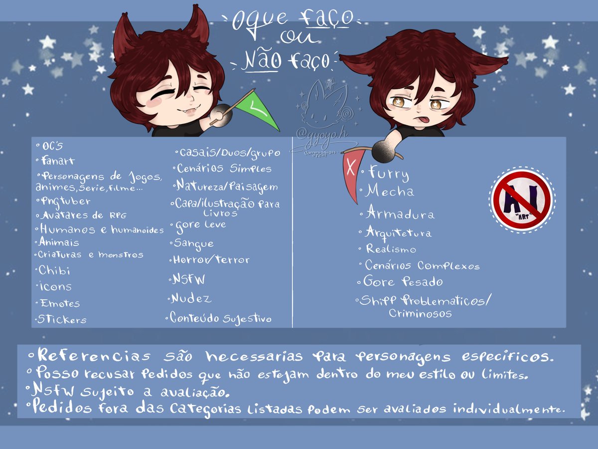 yohankkj__'s tweet photo. A tabela com valores, adicionais e informações está logo abaixo! ✨️ https://t.co/WzW6rUP35x