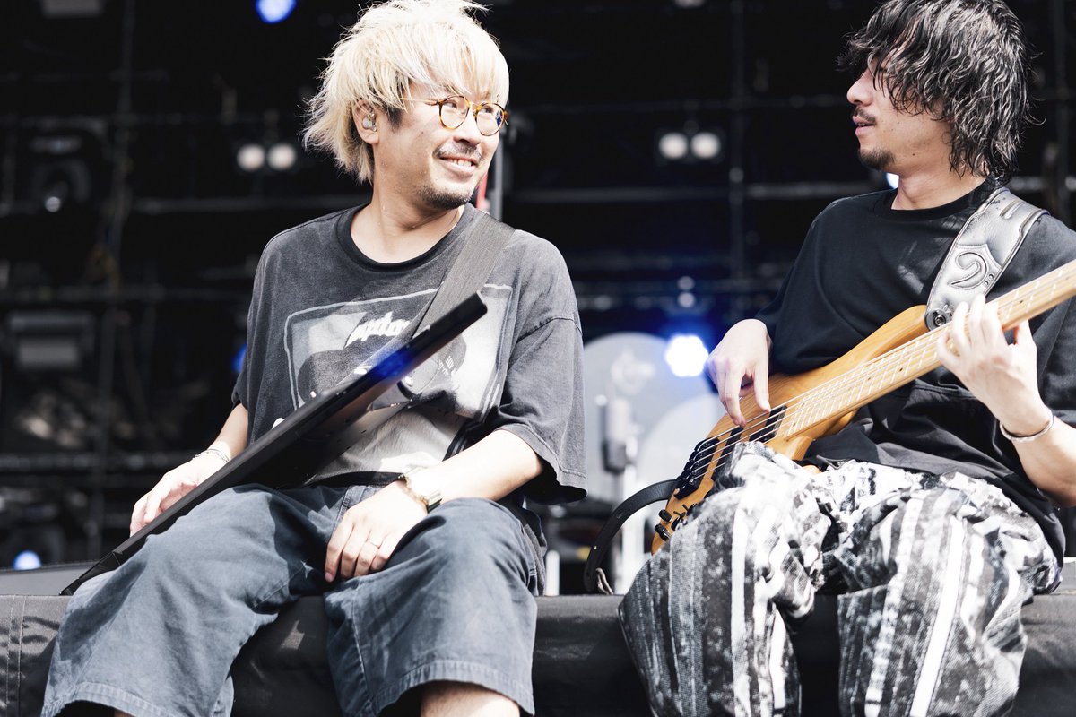jnukih's tweet photo. ラブシャ、RUSHBALLとフェス2daysありがとうございました！！
RUSHBALLは一昨年台風で出れず、二日間とも自分は初出演でした！ライブも3週間弱空いてたのもあって、より格別！！夏感じたー🔥

photo @NINJA_JON https://t.co/3jNq9fBzuW