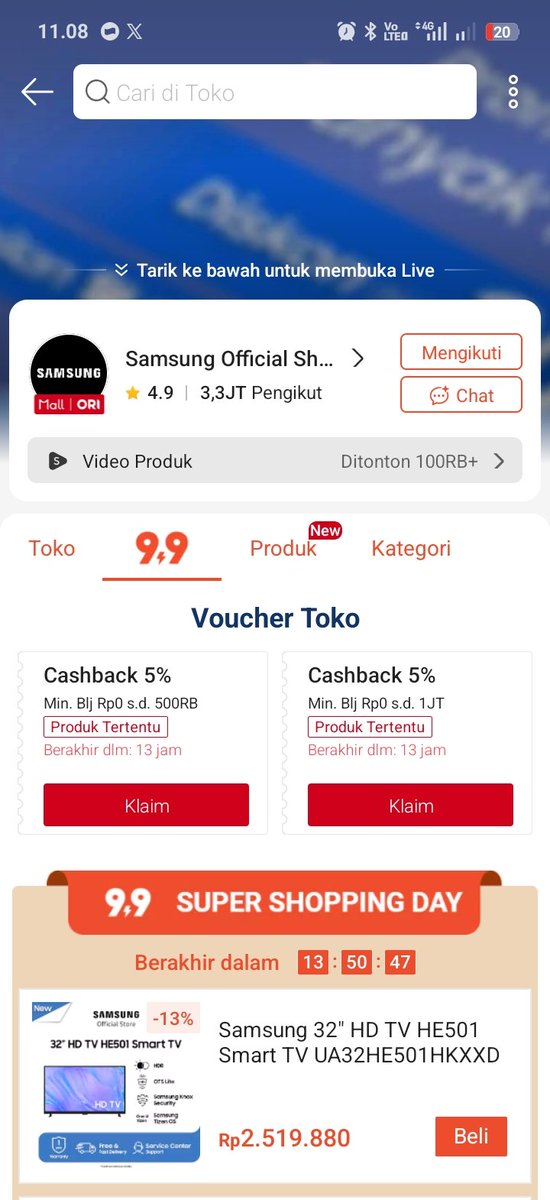 fira_aaq's tweet photo. @ShopeeID Welcome to Galaxy S, di #GalaxyS26 FE terbaru 🤩 #ItsFEnomenal #TheNewGalaxyS26FExShopee https://t.co/SUQCGfYCTB