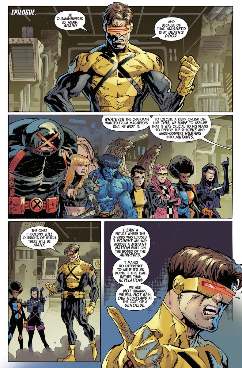 LunarXHero's tweet photo. Just got caught up with MacKay’s X-Men 

I’ve enjoyed the series far for then I expected, especially when it comes to Cyclops. It’s been a fun read and I’m excited to see how the DNX event goes 

#Xmen #Cyclops #Marvel https://t.co/cwGWjXnd8s