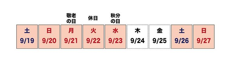 bbw_naikinsan's tweet photo. いよいよ明日から9月！
夏休みで忘れられがちですが最大9連休🍉

9月19日（土）
9月20日（日）
9月21日　敬老の日
9月22日　国民の休日
9月23日　秋分の日
24～25日　平日（有給民？）
9月26日（土）
9月27日（日）

こっそり先駆けえっちな予定立てときましょ✨
でも、駆け込み8月もお待ちしてます！ https://t.co/FJCiW4uE4g