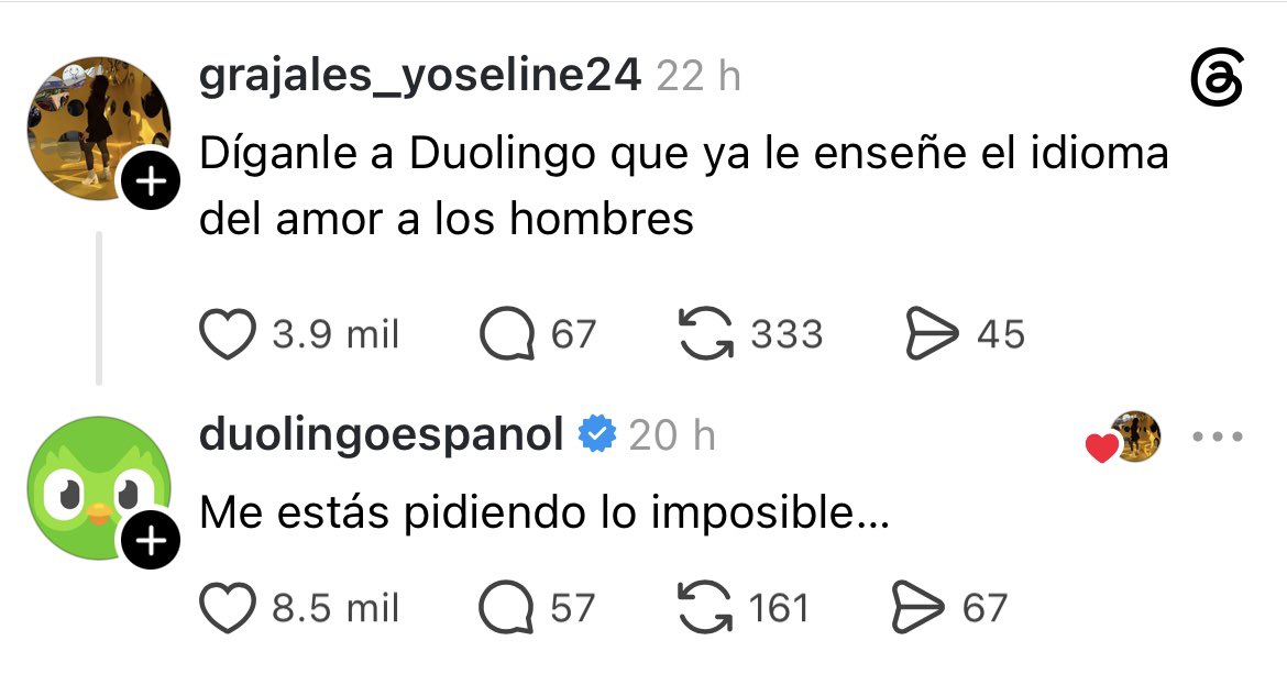 carmigueel's tweet photo. Me hizo el día el doulingo JAJAJA. https://t.co/ADb9AwVsyy