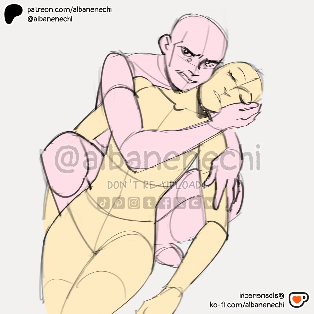 albanenechi's tweet photo. Bases and pose refs pt 145 ✨
5 more poses for patrons!
#drawingbase #poses #poseref #posereference #artbase #artreference https://t.co/m4I78d5FRC