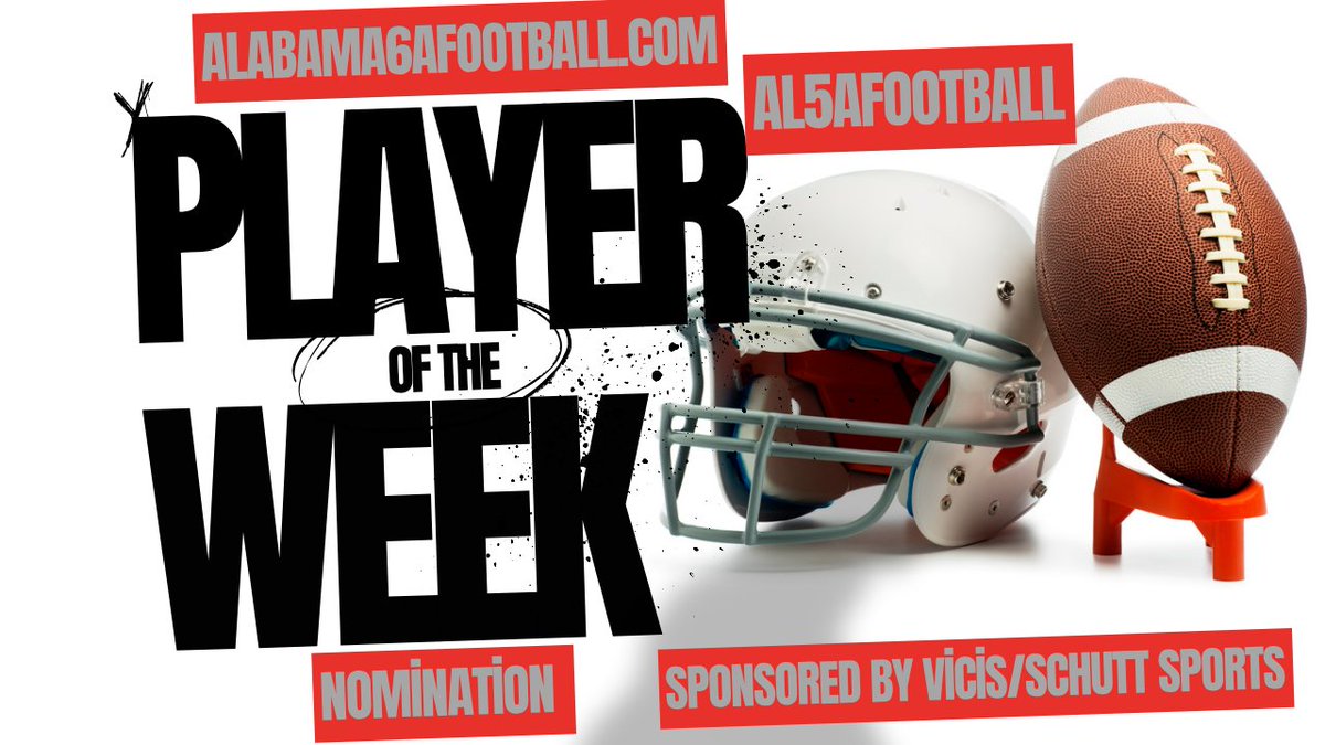 AL5AFootball1's tweet photo. Vote at https://t.co/SfstkdSRCd for DB Abram Hood (Paul Bryant) - recorded 13 tackles, 2 TFL, forced fumble, fumble recovery vs Woodlawn for our VICIS/Schutt Sports 5A "Player of the Week" Nomination for Week #1 https://t.co/xukXq4e8oF