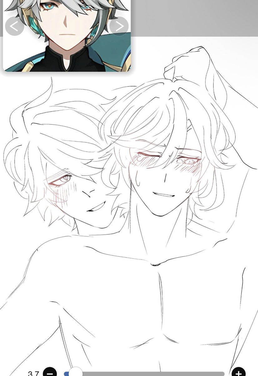 mayb3maru's tweet photo. Kinktober wip 🫩🤤🤤 #Haikaveh https://t.co/um62SdgsLt
