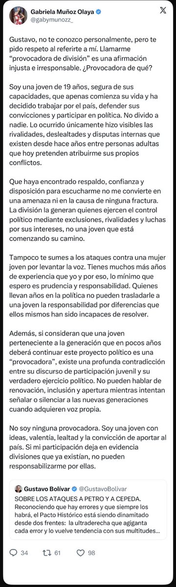 german_ricaurte's tweet photo. Para cerrar la semana, pelea entre Gustavo Bolívar y Gabriela por el cariño de Petro: https://t.co/BBJeuCzyFp