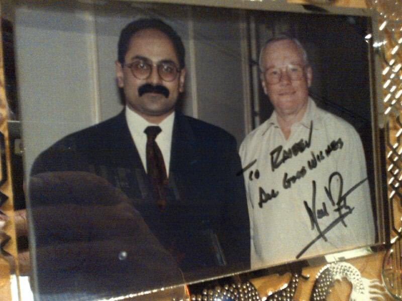 RajeevRC_X's tweet photo. In 1991 aged 27, while at Intel, I chose to turn entrepreneur and attempt to build one of India's first wireless cellular networks and companies.

Most including in my family told me not to do it. I would not succeed I was told.  They said I was not Hinduja, Tata or Birla, or an Ambani. I was told I needed to "own" MPs to succeed in this shark infested Delhi. That telecom was no place for a young startup.

I was just a 27-year-old entrepreneur building one of India’s largest cellular networks, working with Indian talent from the defence and telecom sectors and not relying on expensive expats.

To inspire my team and myself to embrace complex engineering and massive risks, I invited Neil Armstrong to Mumbai to share his experiences as the first man to ever walk on the moon.

It was an unforgettable experience that left us deeply inspired.

My team and I went on to build India’s first tech unicorn.

To young India, remember: with the right focus and a relentless team, even the Moon is within reach. 

Many years on - I have done many things in life from semicon to media. Being a builder and being amongst real trailblazers is what keeps me inspired!

Keep building! 💪🏻🤘🏻

#MondayMusings #MondayVibes #MondayMotivation