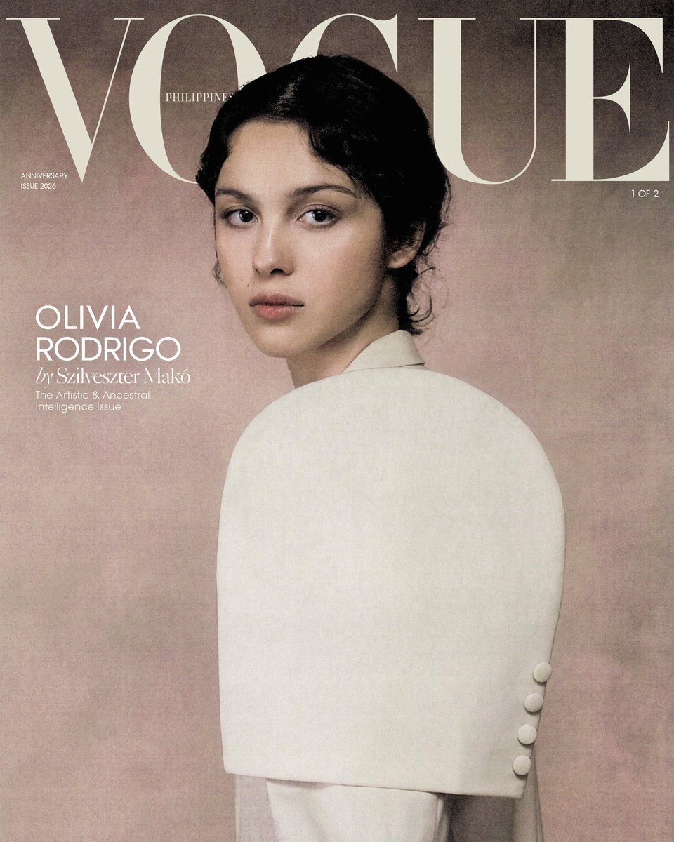 bingecraves's tweet photo. Filipino-American singer Olivia Rodrigo takes the cover of Vogue Philippines. https://t.co/HsaiD1IoCl