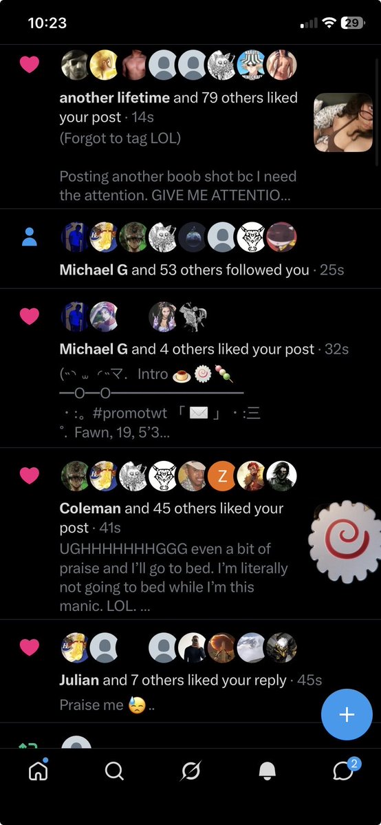 fawnseek's tweet photo. So all I needed to do was pop a tit? I’d take a fat ass drag from a cig if I had one >_> 🚬 https://t.co/zIEDTHLTXU