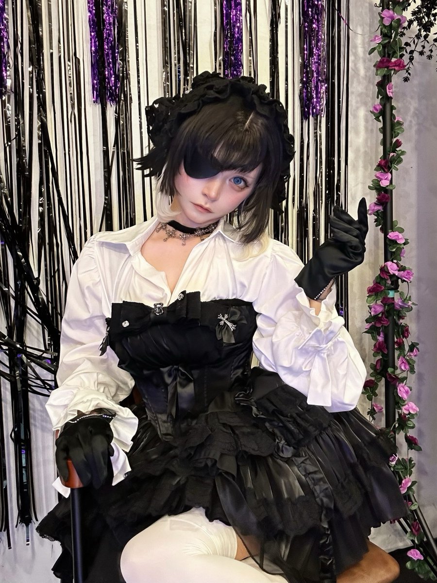 hisameyasan's tweet photo. あちょ生誕ゲスト、男/女装でした🖤✝️ https://t.co/ktSVtcp9pZ