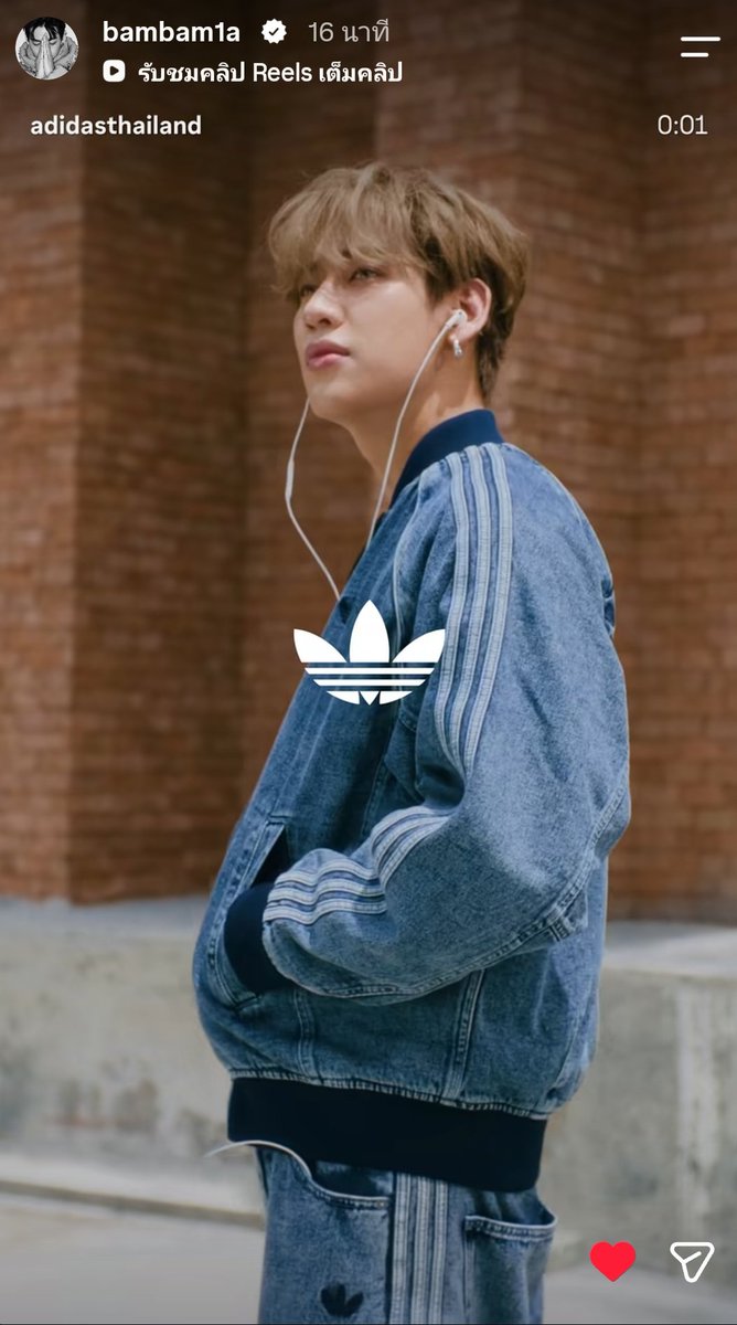 AeyAey_22's tweet photo. โอ๊ยยย ดาเมจความหล่อนี้แรงมาก 🔥 BamBam x adidas ลุคเดนิมโทนฟ้า ยิ่งขับให้ดูเท่ คลีน แต่มีเสน่ห์สุด ๆ

ฝากเข้าไปมุงน้อง BamBam ใน IG : adidas Thailand กันเยอะๆ นะคะ 

#adidasxBamBam #adidasOriginals 
#adidas #adidasThailand 
#BamBam #뱀뱀 @BamBam1A
@adidasoriginals https://t.co/UgzK1qbdV9