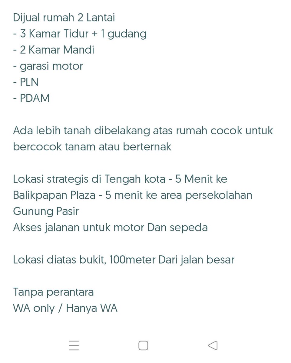 aya_donny's tweet photo. Detail deskripsi digambar ya

Untuk dalam rumah ada dalam bentuk video

#jualrumahbalikpapan
#jualrumah
#balikpapa https://t.co/h3HXz571iE