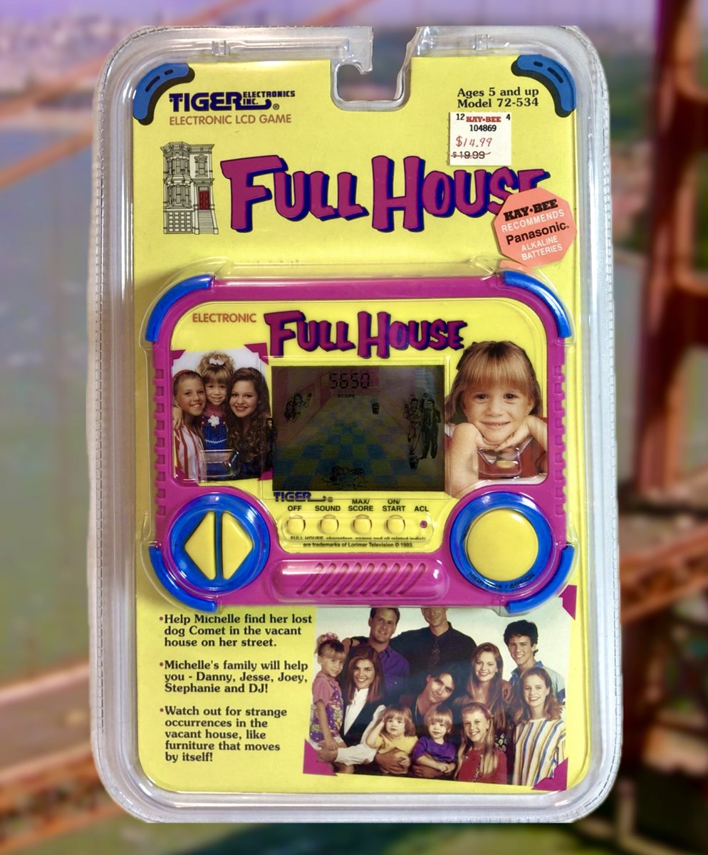 RetroNewsNow's tweet photo. Tiger Electronics ‘Full House’ Handheld Game (1992) https://t.co/rjpiSz1xc7
