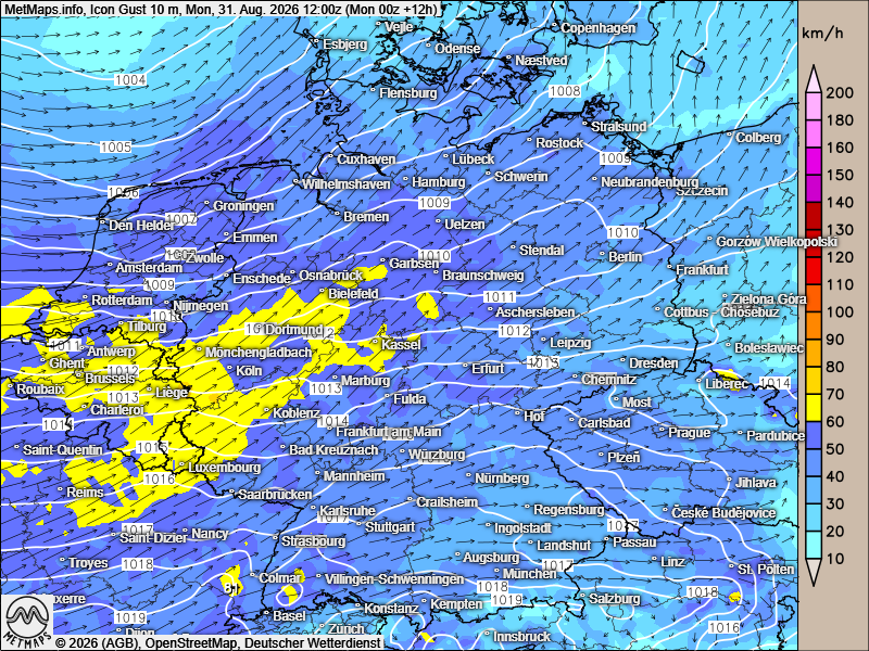 DonnerwetterDe's tweet photo. #Wetter nochmals windig, Sturmtief "Tessa"

Tessa sorgt für einen wechselhaften letzten meteorologischen Sommertag in Deutschland. Während im Südwesten nochmals 25 ° C erreicht werden ist es über den Mitte und im Westen sehr windig und bedeutend kühler. Teilweise werden stürmische Böen beobachtet. Im Norden eher unter 20 °C. Rechnet mit einzelnen Schauern und Gewitter, besonders in der Mitte und im Norden.

(c) https://t.co/HbAMyyeG2N