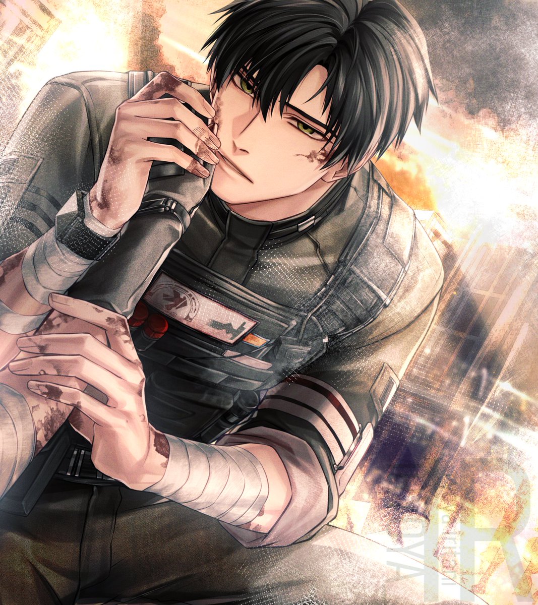 IRYOYA_'s tweet photo. #恋と深空 ( @LoveDeepspaceJP )様からのご依頼で
 #戦塵が舞う中 #レイ を描かせていただきました⛄
 彼にとって、素敵な日々になりますように！ https://t.co/NERjJJaUsi