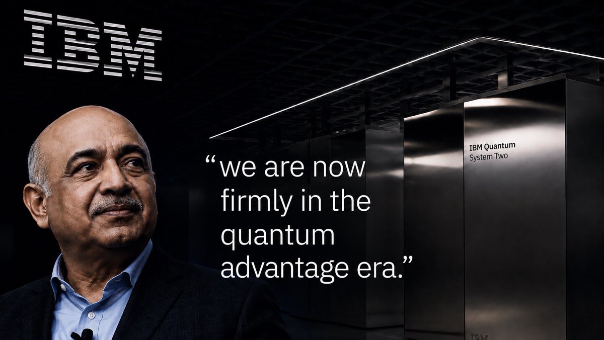 QuantumBullHQ's tweet photo. $IBM says it has crossed a major quantum computing threshold. They also publish their results for transparency and to build trust. 

• 70 error-corrected logical qubits
• 2,415 logical two-qubit operations
• Logical error rates 10x lower than physical error rates
• Computation completed in ~15 minutes
• Leading classical methods would require impractical runtimes
• Researchers also produced statistical evidence that the quantum result was reliable

IBM’s Jay Gambetta: “We are now firmly in the quantum advantage era.”

This is important because the result combines three things the industry has been chasing at once: scale, error correction, and verifiable performance beyond practical classical simulation.

July paper ⬇️

https://t.co/kczyDuCytC