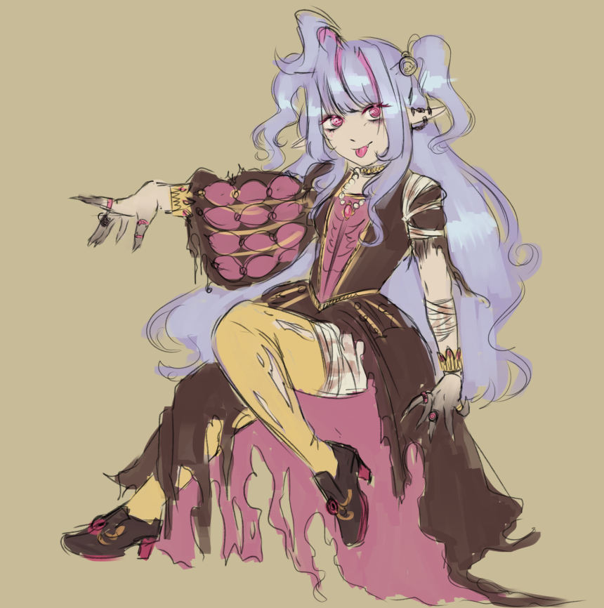 SinedPosts's tweet photo. Friend told me about a costume contest and whilst I don't really watch twitch I wanted to have a go for funsies.
#ArtyRaine https://t.co/TMWxVB6RGD