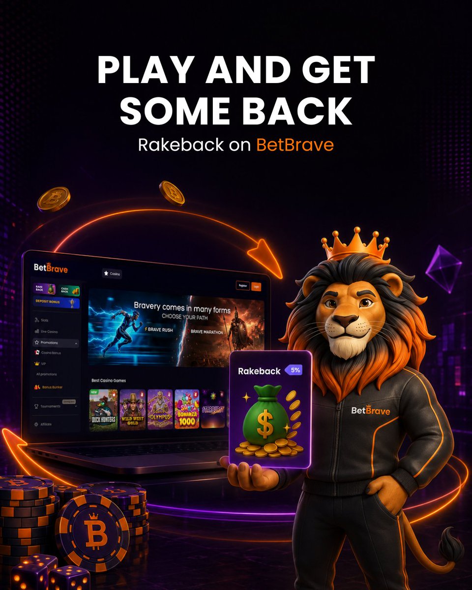 BetbraveOffical's tweet photo. Play and get some back. 🔄

BetBrave Rakeback gives you 5% rakeback, adding a little extra value to your play.

Discover Rakeback on BetBrave.
🔗https://t.co/Q7YYdNhz7f

#onlinecasino #casinolife #onlinegaming #betbrave #onlinecasino #onlinepoker https://t.co/Kvq3uV2p9H