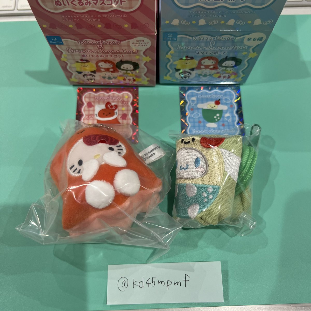 kd45mpmf's tweet photo. 【交換】 サンリオ にっこりーノ 交換
　　　　 セブンイレブン マスコット、スクエアポーチ

譲：【マスコット】キティ【ポーチ】シナモン
求：同種 ポムポムプリン

郵送交換
検索からでもお気軽にお声かけください。
よろしくお願いいたします🙇‍♂️ https://t.co/dVGB6VOWtF