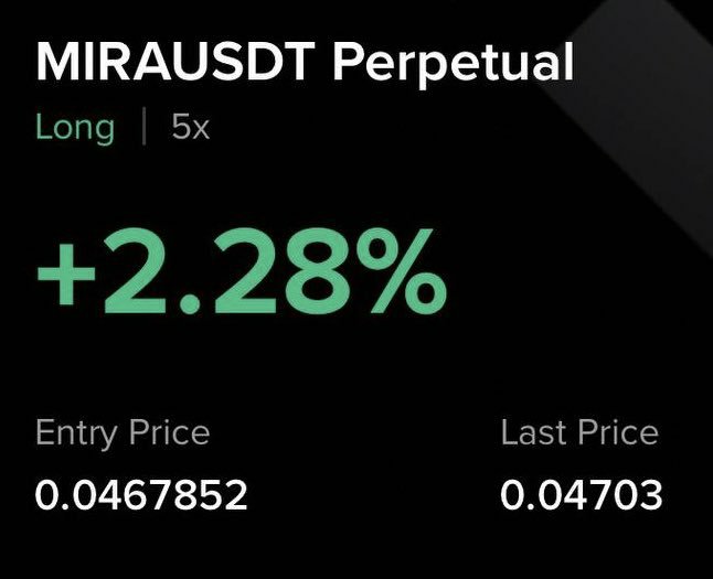 tgbagss's tweet photo. add more $MIRA  today  📌

JOIN VIP AND TRADING: https://t.co/VO3CbR6Ozp

#bitcoin  #crypto #altcoin #trading #signal #memecoin #forex #xau #investing #gold #stock #fx #btc #eth https://t.co/A525VOMwDi