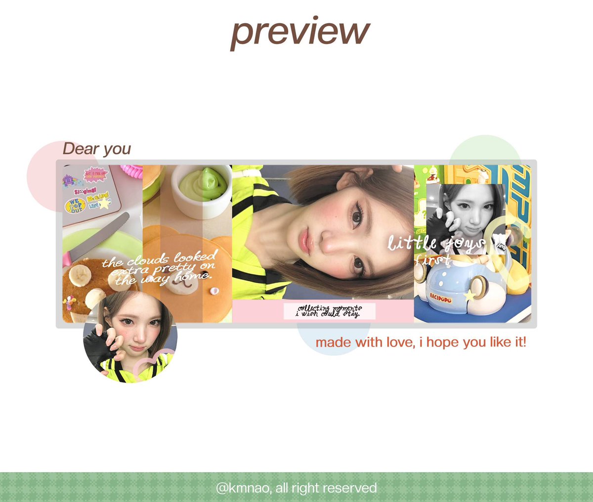 kmnao's tweet photo. help repost, thank you!

halo mentemen! aku bawa layout ready stock; yuha, stella, jiwoo, dan juun. harganya 10k udah free retext. bisa langsung dm aku kalau berminat 🫰

#bealanja https://t.co/W8aLuV4n5h