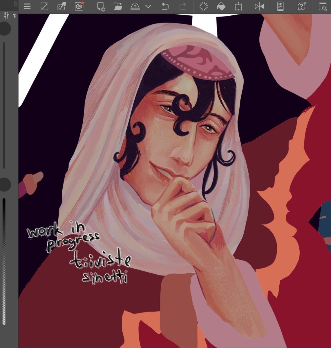 tivistesineti's tweet photo. Fatima/Sitara art wip. New episode actually made me cry (in a positive way)
#jaadugar #fanart #wip https://t.co/QUQztazUm3