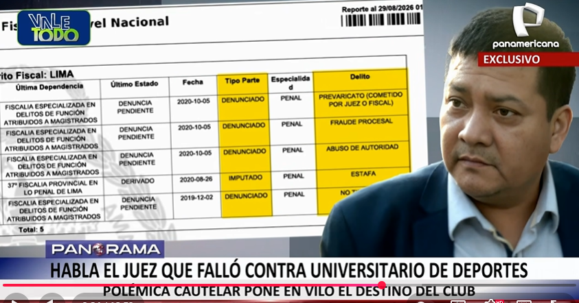 ricardoguerrab's tweet photo. #Universitario 

Juez Edwin #Bautista Dipaz, quien otorgó #cautelar a favor de #Gremco, registra al menos 5 DENUNCIAS PENALES, entre denunciado e imputado. Incluso, por #prevaricato y fraude.

Hola, @IndecopiOficial, la resolución de este honorable juez deben analizar a detalle. https://t.co/Djk7xpSdR9