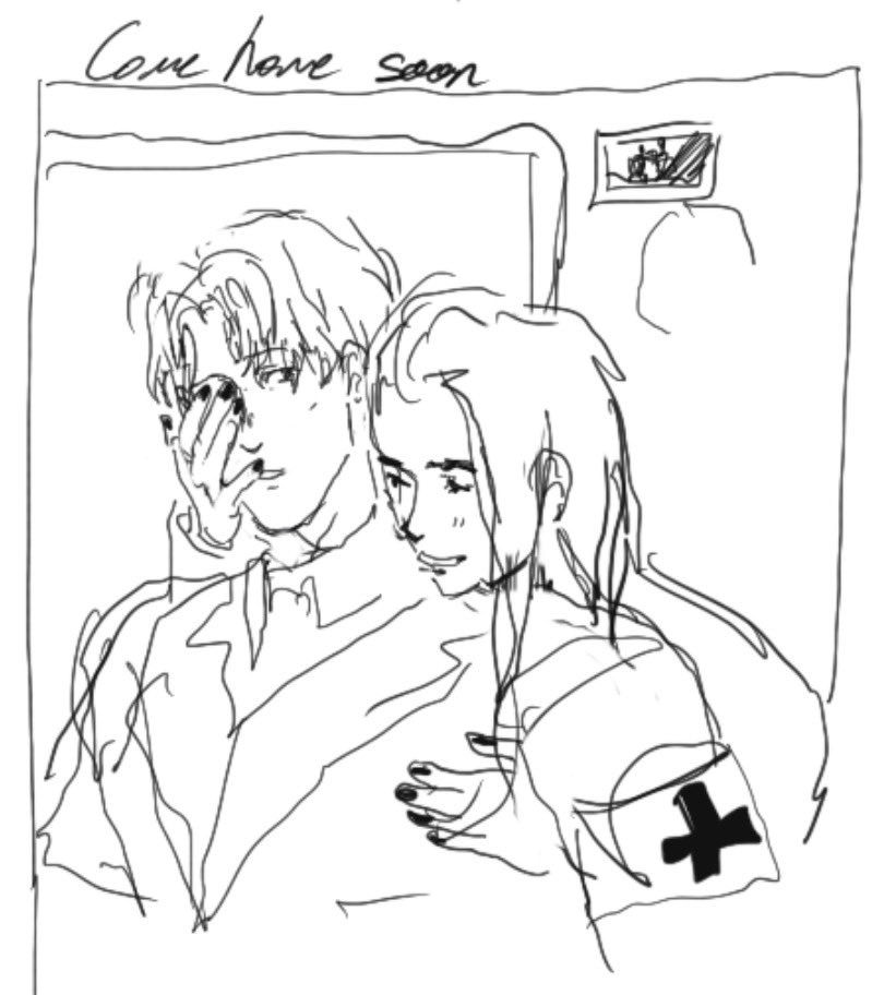 indoyeka's tweet photo. Daan Von Dutch during his time as a field medic
#fearandhungerfanart https://t.co/g4BhbC6K1K