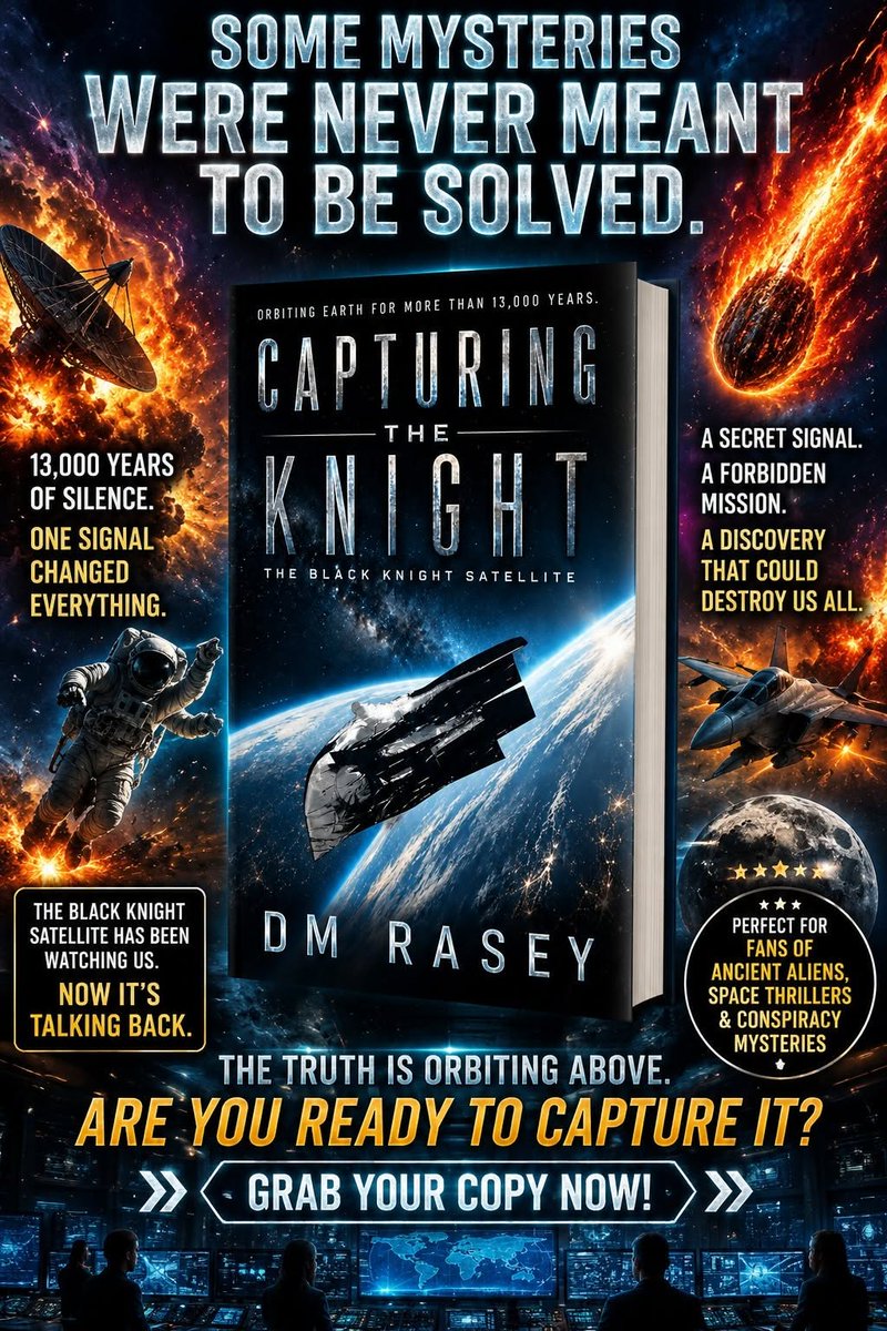 dmrasey's tweet photo. The Black Knight isn’t a satellite.
It’s a warning.

https://t.co/S8tQDSFDnO

#UFO #UAP #UFOTwitter #AlienLife #Extraterrestrial #Disclosure #UFODisclosure #paranormalinvestigation #AlienContact #AlienTok #UFOTok https://t.co/8fdrMMQHJ6