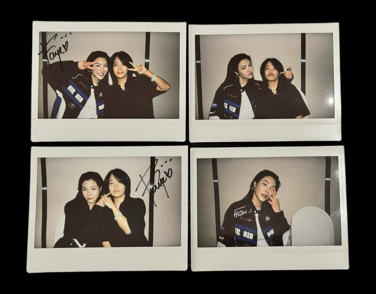 HiSiri_Siri's tweet photo. Miss you already na~ 
see you in BKK
❤️💙💛

#FayePeraya https://t.co/8vh2DgZPZS