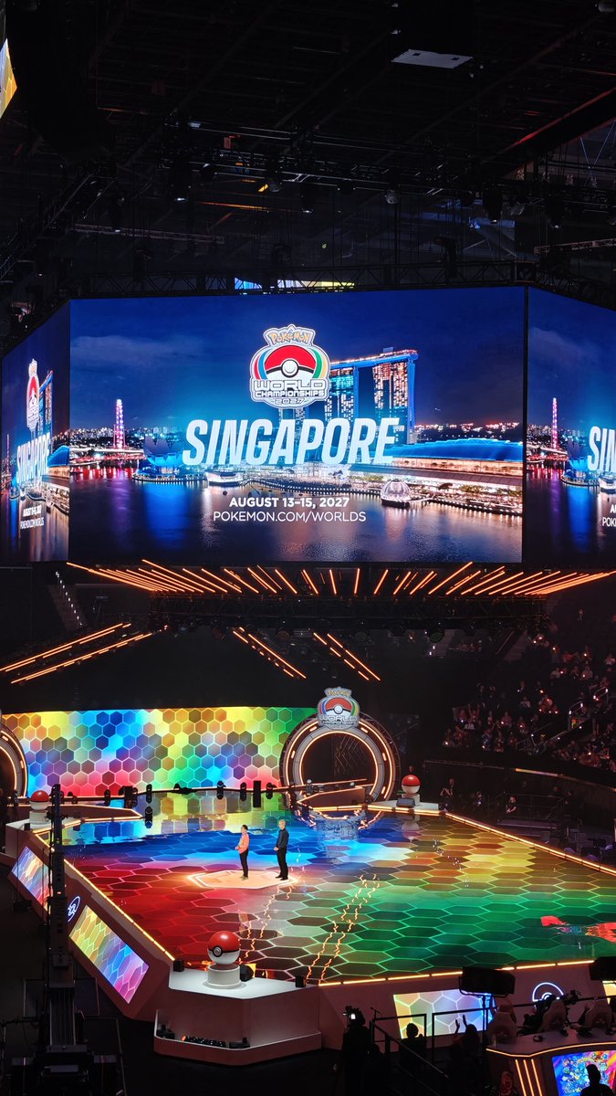 pokebeach's tweet photo. Pokemon Worlds 2027 to be Held in Singapore!

Check out this article on PokeBeach for all the details:

➡️ https://t.co/u5N8XzWz0I https://t.co/jhS5Mw8NUF