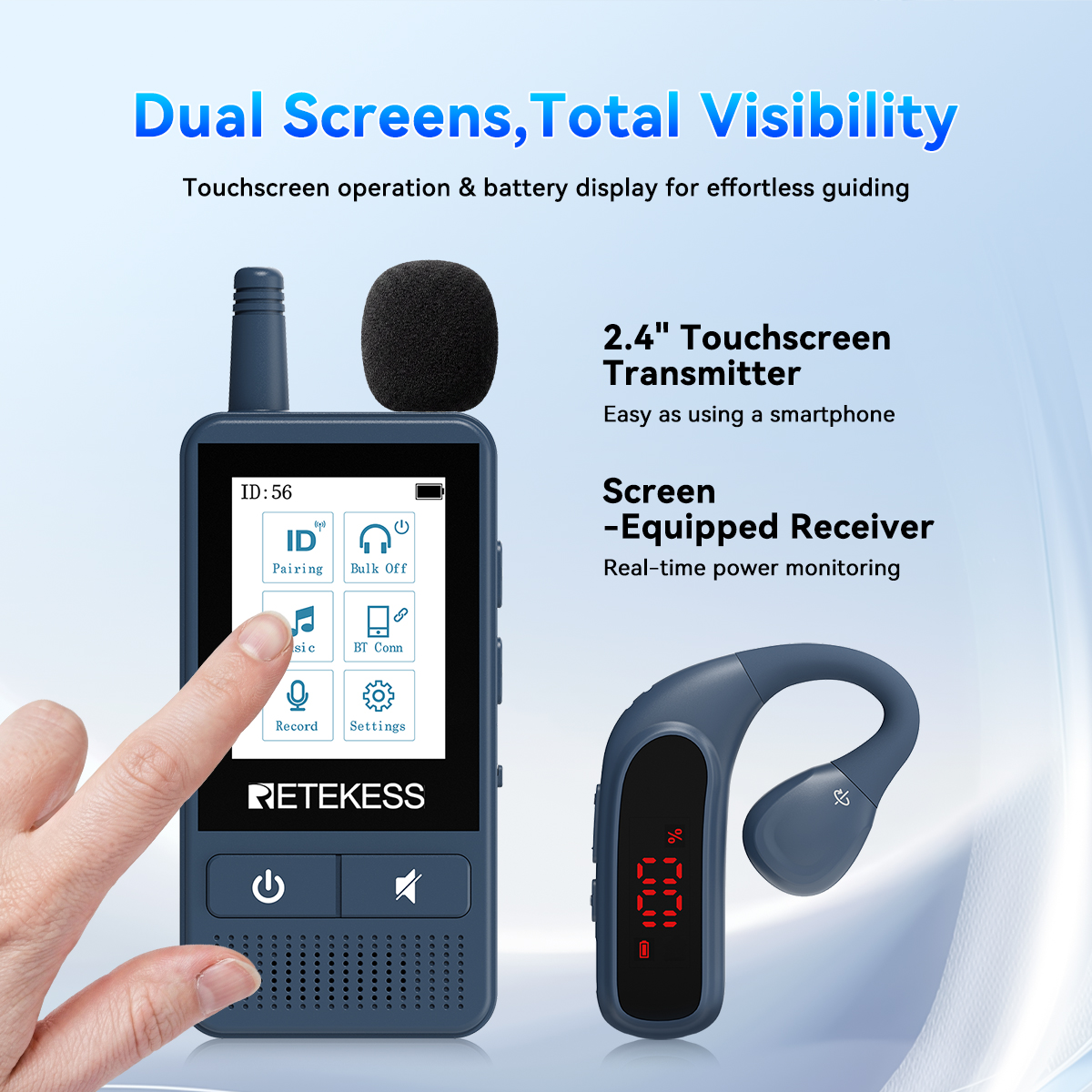 retekess's tweet photo. โจNew Arrival:
Looking for a tour guide system thatโs ready to use right out of the box?
TT133 Touchscreen Tour Guide Systemโfeaturing a touchscreen interface for immediate, intuitive operation.
๐https://t.co/dLAHDv9rhY
#tourguidesystem #touchscreentour #smarttourguide https://t.co/IxbWvsYYSB