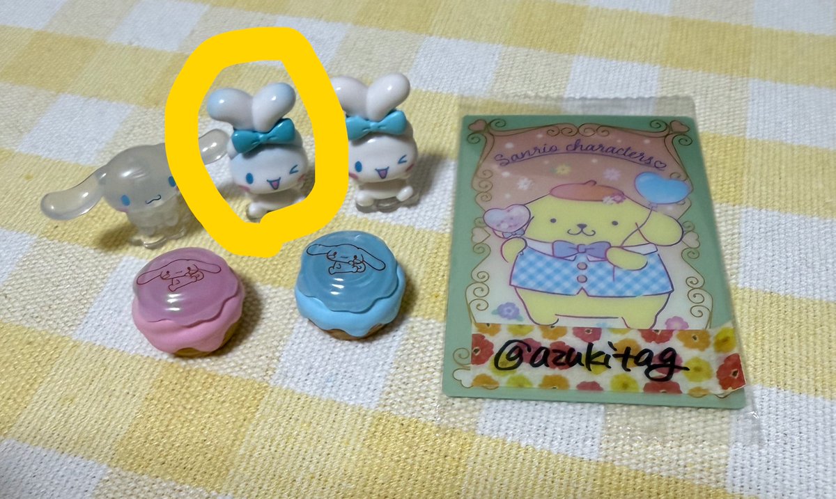 azukitag's tweet photo. @_suys3 こんにちは！お声がけありがとうございます。申し訳ございませんが他の方との交換が決まってしまい、とうきのシナモンくんのみお手元におります。(黄色丸です)こちらでよければ、エスプレッソくんとの交換可能です。再度ご確認いただけますと幸いです。 https://t.co/t0qsda8YK4
