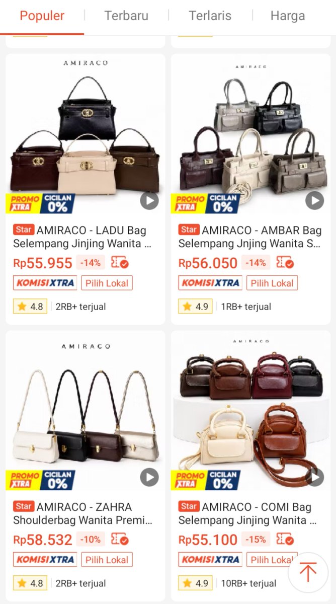 geyaceez's tweet photo. kirain tas secantik ini bakal mahal, ternyata mulai 50 ribuan aja loh? 😭🤍 https://t.co/RA0U0u9Yn4