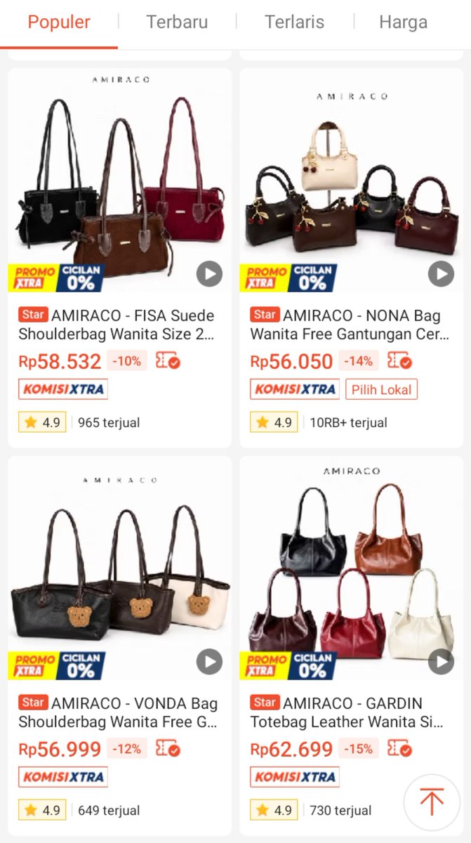 geyaceez's tweet photo. kirain tas secantik ini bakal mahal, ternyata mulai 50 ribuan aja loh? 😭🤍 https://t.co/RA0U0u9Yn4